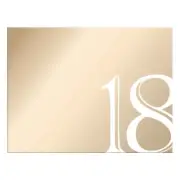 18th Rose Gold Guest Signing Book With Gold Text Birthday Keepsake 23x18cm