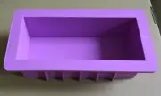 Solid Soap Mold Silicone Cake Chocolate Bar Loaf Candle Making Mould Craft Tool