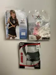 NIP Youth Alleson Royal Cheerleading Boy Cut Brief New In Package C301 (X4)