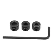 Drill Stop 3mm 4mm 5mm I.D. Hex Wrench Carbon Steel Bit Holder 4 in 1 Set