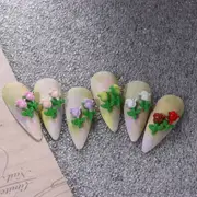 3D Tulip Flowers Nail Art Decoration
