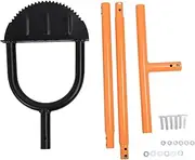 Manual Half Moon Edger Lawn Tools, Lawn Edgers, Half Moon Saw Tooth Lawn Edger, Long Handle, Carbon Steel, for Borders Sidewalks, Gardens