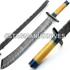 Premium Hand Forged Damascus Steel Hunting Machete Survival Sword