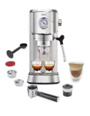 Gevi Espresso Machine 20 Bar, Professional Espresso Maker with Milk Frother