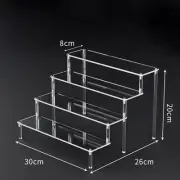 Transparent Multi layer Acrylic Display Stand for Perfume Figurine and More