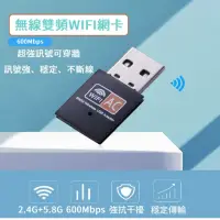 在飛比找momo購物網優惠-【AC 600M雙頻】迷你5G無線網卡(無線網卡 免驅動網卡