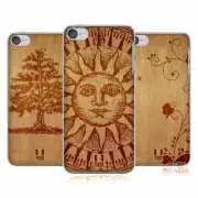 HEAD CASE DESIGNS WOOD ART HARD BACK CASE & WALLPAPER FOR APPLE iPOD TOUCH MP3
