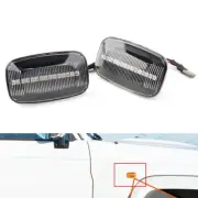 2x Dynamic LED Sequential Side Marker Turn Amber Light For Toyota Land Cruiser