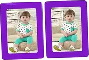 iplusmile Colorful Magnetic Photo Frame Purple Picture Frame for Refrigerator Decor Hold for Photos Artwork and Memories