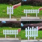 Plastic Picket Fence Border Plant Borders Decorative Lawn Flowerbeds