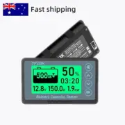 350A Battery Monitor Meter Caravan RV LCD Display Battery Capacity Tester 8-120V