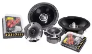 Pair Rockville X6.5C Competition 6.5" 1000W Component Speakers/Titanium Tweeters