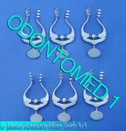 6 Jansen Retractor Blunt Teeth 3x3 Surgical Instruments