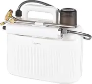 Air Pressure Sprayer, 5L Electric Garden Sprayer Pump Sprayer with 2200mAh Rechargeable Battery Plant Mister with 2 Alternative Spray Lances USB Automatic Watering Can White