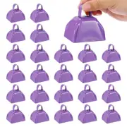 24pcs Cow Bells for Football Games,3in Cowbells for Sporting Events,Light Purple
