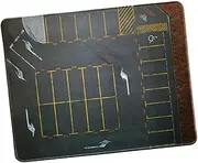 1/64 Scale Parking Lot Car Scene Mat Versatile Use Diorama Model Vehicle Parking Mouse Pad Mini Diecast Garage for Layout, 50x40cm