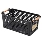3Pcs Sundries Storage Basket With Handle Toy Cosmetic Clothes Storage Box Snacks Container Case Kitchen Bathroom Organizer