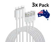 3X Fast USB Cable Charger Cord For Apple iPhone X XR 11 12 13 14 Pro Max iPad