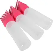 Beavorty Root Comb Applicator Bottle for Hair Dye Oil Pcs Small Hair Bottles Applicator for Salon Home Use