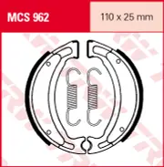 TRW Lucas Brake shoes MCS962