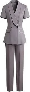 [JUWTEEI] CSCDD Professional Formal Thin Suit Set Women's Short Sleeve Casual Suit Jacket Design