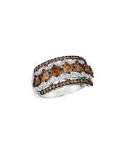 Le Vian Chocolate Diamonds 14K 1.93 ct. tw. Diamond Half-Eternity Cocktail Ring
