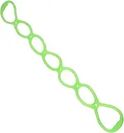 Portable 7 Ring Stretch and Resistance Exercise Band | Back, Foot, Leg, Hand Stretcher, Arm Exerciser| for Home or Fitness Center Workout, Physical Therapy