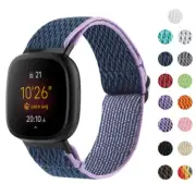 StrapsCo Nylon Canvas Watch Band Strap for Fitbit Versa 3