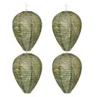 4Pcs Wasp Fake Trap Wasp Nest Decoy Wasp Nest Removal Tool Home Yard Supplies