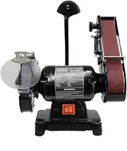 6" Bench Grinder Belt Sander 1/2HP 375W 150mm Linisher Sharpener Sanding Grinding