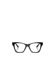 Versace Eyewear Irregular-Frame Glasses 52 Black