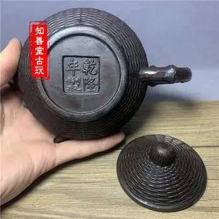 銅壺古代老銅壺仿古茶壺黃銅純銅茶具功夫茶壺龍龜壺龍鳳壺美女壺