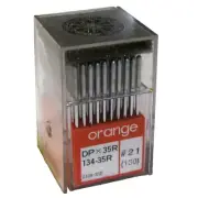 ORANGE DP x 35R 134-35R 2134-35R SY7225 Size #21 / 130 Box of 100 Needles
