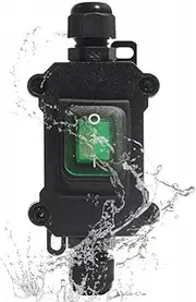 aikoolwer IP67 Waterproof Inline Cord Switch ON/Off 20A 250V 16A 125V Green LED Inline Power Lamp Switch Outdoor Switch