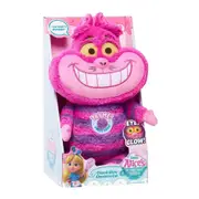 Alice’s Wonderland Bakery Chat & Glow Cheshire Light Up Plush Cat 30cm Toy 5+