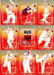 2008-09 Cricket Australia Collector Cards State Team set of 9 cards SA Red Backs