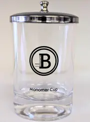 Billionaire - Crystal Dappen Dish Glass Nail Acrylic Liquid Jar Container 2oz