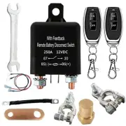 Remote Battery Disconnect Switch with FeedbackBattery Cut Off Switch 12v 250A...