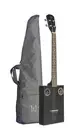 JN Guitars 4 String James Neligan Acoustic Cigar Box Guitar w/ Gig Bag - Black