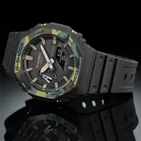 在飛比找ETMall東森購物網優惠-CASIO 卡西歐 G-SHOCK 街頭軍事系列八角電子錶-