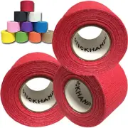 STICK HANDLER Professional Hockey Grip Tape Pro Pack (Red | Three Pack)