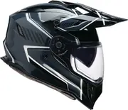 Z1R Range Voyager, adventure helmet , color: Black/Grey/White , size: S