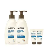 在飛比找森森購物網優惠-【買2送2】Aveeno 艾惟諾 燕麥高效舒緩保濕乳354m