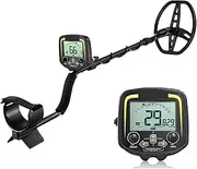 Metal Detectors, Underground Metal Detector TX 850 Powerful Yellow Gold Detectors Treasure Hunter Pointer Detector for Beach/Gold Hunting(TX-850)