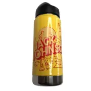 KLEAN KANTEEN Water Bottle, Metal, Stainless Steel with Black Plastic Screw-Top