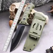 Fixed Blade Hunting Knife With Sheath G10 Handle Camping Survival Tactical Knife