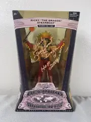 WWE Defining Moments Ricky The Dragon Steamboat Autographed Figure 2010 WWF WCW