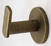 California Faucets E4-RH-ABF Robe Hook Arpeggio Single Antique Brass Flat 2-7/16