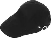 [DEARMAMY] Men's Beret Cap Hat for Men Cotton Beret Baker Waiter Cap Breathable Black