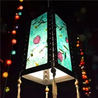 在飛比找Yahoo!奇摩拍賣優惠-詩瑪哈東南亞風泰國手工干花紙燈罩柔光古風吊燈客棧外殼個性創意